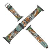 yanfind Watch Strap for Apple Watch  Trees Big Cat Carnivore  Wildlife Compatible with iWatch Series 5 4 3 2 1