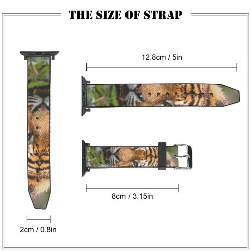 yanfind Watch Strap for Apple Watch Bengal  Big Cat  Wild Compatible with iWatch Series 5 4 3 2 1