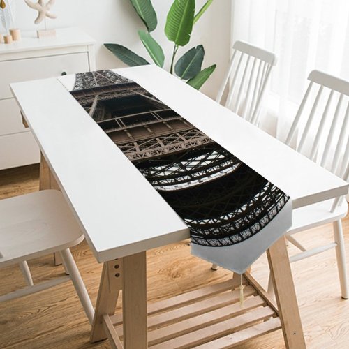 Yanfind Table Runner Paris Building City Spire Iron France Eiffel Famous Symmetry Tower International Metal Everyday Dining Wedding Party Holiday Home Decor