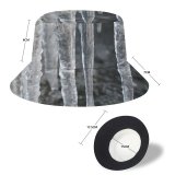 yanfind Adult Fisherman's Hat Winter Icicles Frozen Ice Melting Winter Formation Freezing Icicle Stalactite Soda Birch Fishing Fisherman Cap Travel Beach Sun protection