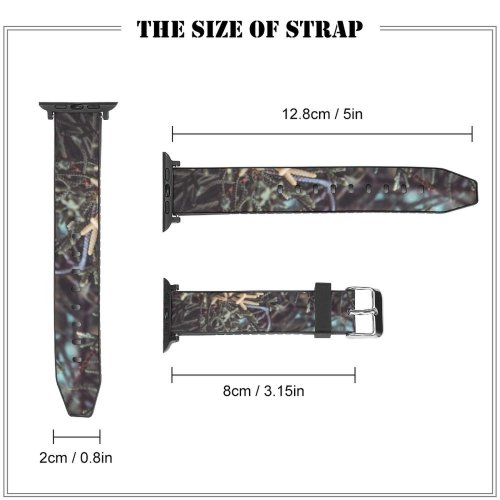 yanfind Watch Strap for Apple Watch Abies Pine Lonely Plant Pictures Stock Grey Tree Fir Free Leaves Compatible with iWatch Series 5 4 3 2 1