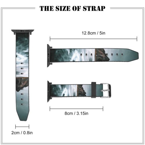 yanfind Watch Strap for Apple Watch Benjamin Suter Rocks Seashore Beach Iceland Compatible with iWatch Series 5 4 3 2 1