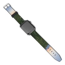 yanfind Watch Strap for Apple Watch Abies Field Tree Grass Rural Plant Fir Free Outdoors Farm Grassland Compatible with iWatch Series 5 4 3 2 1