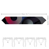 Yanfind Table Runner Abstract Air Space Dark Everyday Dining Wedding Party Holiday Home Decor