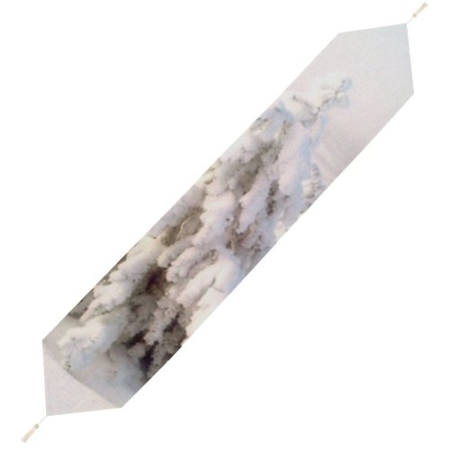 Yanfind Table Runner Fir Winter Saskatchewan Geological Tree Tree Plant Frost Winter Freezing Atmospheric Snow Everyday Dining Wedding Party Holiday Home Decor