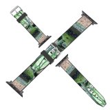 yanfind Watch Strap for Apple Watch Tree Trees Fotest Leafs Leaf Leaves Landscape  Source Poland Brook Path Compatible with iWatch Series 5 4 3 2 1