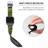 yanfind Watch Strap for Apple Watch Rural Countryside Domain Farm Grassland Outdoors Public Va Field Farmville Usa Compatible with iWatch Series 5 4 3 2 1