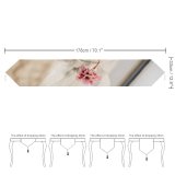 Yanfind Table Runner Blur Focus Daylight Daytime Broken Glass Outdoor Blurry Outdoors Scenic Flora Flower Everyday Dining Wedding Party Holiday Home Decor