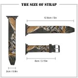 yanfind Watch Strap for Apple Watch TeeFarm  Roaring Big Cat Wild  Closeup Compatible with iWatch Series 5 4 3 2 1