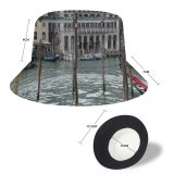 yanfind Adult Fisherman's Hat Romance Old Love Vehicle Boating Gondola Boat Buildings Venice City Watercraft Passion Fishing Fisherman Cap Travel Beach Sun protection