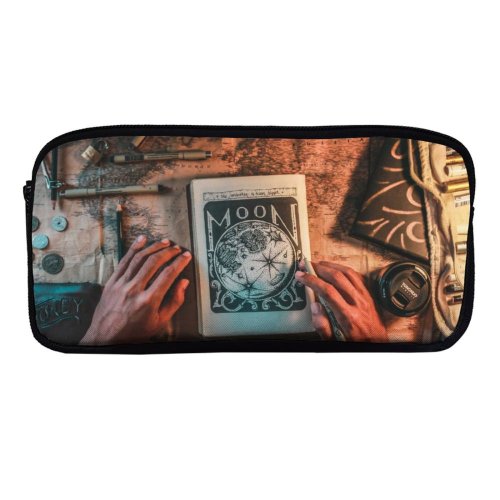 yanfind Pencil Case YHO Images Banda Livefolk Wallpapers Working Work Table Supernatural Aceh Mystical Hands Magic Zipper Pens Pouch Bag for Student Office School