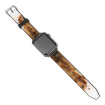 yanfind Watch Strap for Apple Watch United Pet Fur Pictures Cute Spaniel Cocker Lagoon Free HQ Sand Compatible with iWatch Series 5 4 3 2 1