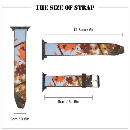 yanfind Watch Strap for Apple Watch United Plant St. Pictures Stock Flora Tree Free Maple States Images Compatible with iWatch Series 5 4 3 2 1