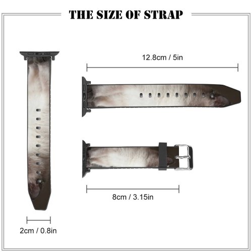 yanfind Watch Strap for Apple Watch Cute Images Siamese PNG Cat Pictures Thai Wallpapers Pet Grey Kitten Compatible with iWatch Series 5 4 3 2 1