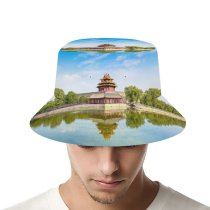 yanfind Adult Fisherman's Hat Forbidden City Beijing China Imperial Palace Ming Dynasty UNESCO Heritage Reflection Sky Fishing Fisherman Cap Travel Beach Sun protection