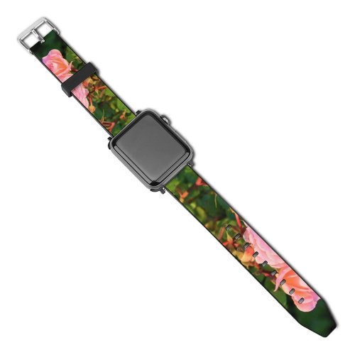 yanfind Watch Strap for Apple Watch Flower Rose Images PNG Türkiye Plant Geranium Ankara Petal Compatible with iWatch Series 5 4 3 2 1