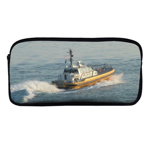 yanfind Pencil Case YHO Protector Vehicle Ship Pilot Class Sea Boat Ship Watercraft Naval Vlissingen Zeeland Zipper Pens Pouch Bag for Student Office School