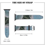 yanfind Watch Strap for Apple Watch Drone  Range Lake  Snow Baikal Irkutsk Winter  PNG Compatible with iWatch Series 5 4 3 2 1
