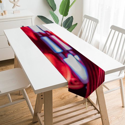 Yanfind Table Runner Blur Focus Dark Design Pc Lights Connection Portable Technology Wire Light Information Everyday Dining Wedding Party Holiday Home Decor