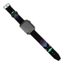 yanfind Watch Strap for Apple Watch Michael Gillett Technology Black Dark Minimal  AMOLED Gradient Compatible with iWatch Series 5 4 3 2 1
