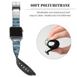 yanfind Watch Strap for Apple Watch Saint Baltic  Coast Grey Horizon Outdoors Cloudy Wave Cloud Beach Images Compatible with iWatch Series 5 4 3 2 1