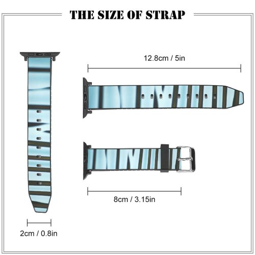 yanfind Watch Strap for Apple Watch Vermont Ripples Pictures Ripple Abstract Sunshine Free HQ Wavy Curves Texture Compatible with iWatch Series 5 4 3 2 1