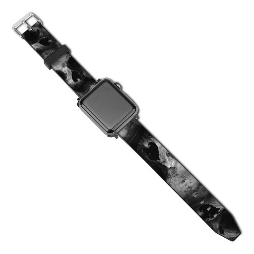 yanfind Watch Strap for Apple Watch Dark Skulls Scary Compatible with iWatch Series 5 4 3 2 1