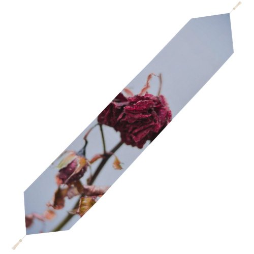 Yanfind Table Runner Blur Focus Beautiful Plant Flowers Fresh Daylight Roses Macro Growth Outdoors Dried Everyday Dining Wedding Party Holiday Home Decor