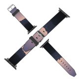 yanfind Watch Strap for Apple Watch Luc Lagasquie Sunset Mountains Silhouette Compatible with iWatch Series 5 4 3 2 1