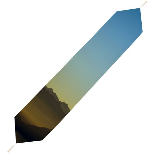 Yanfind Table Runner Landscape Peak Sunrise Countryside Vierwaldstättersee Pictures Evening Outdoors Dawn Sunset Free Everyday Dining Wedding Party Holiday Home Decor