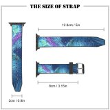 yanfind Watch Strap for Apple Watch Dante Metaphor Abstract Strands CGI Cyan Trails Compatible with iWatch Series 5 4 3 2 1