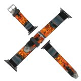 yanfind Watch Strap for Apple Watch Covid  Creative Fire  Flame Ppe Bonfire Face Images Wallpapers Compatible with iWatch Series 5 4 3 2 1