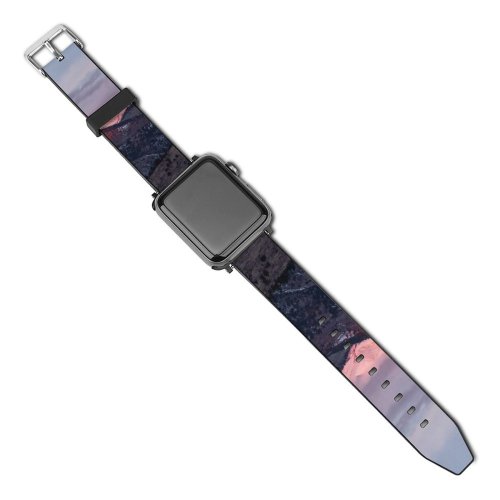 yanfind Watch Strap for Apple Watch  Creative Images  Usa Wilderness Range Pictures Outdoors Peak Plateau Compatible with iWatch Series 5 4 3 2 1