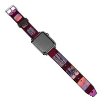yanfind Watch Strap for Apple Watch Cameron Venti Golden Gate  California USA Sunset Colorful Sky Suspension Bay Compatible with iWatch Series 5 4 3 2 1