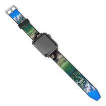 yanfind Watch Strap for Apple Watch Youen California Emerald Lake Grand Teton National Park Wyoming Sky Clear Rocks Compatible with iWatch Series 5 4 3 2 1