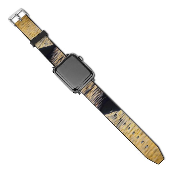 yanfind Watch Strap for Apple Watch  Wildlife Sunset Lake  Birds Bird Ducks Geese Swans Beak Duck Compatible with iWatch Series 5 4 3 2 1
