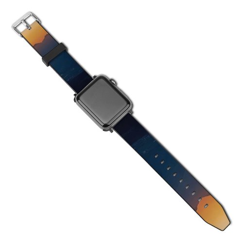 yanfind Watch Strap for Apple Watch Landscape Peak Sunrise Patscherkofel Hohe Valley Landschaft Pictures PNG Outdoors Dawn Compatible with iWatch Series 5 4 3 2 1