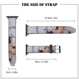 yanfind Watch Strap for Apple Watch Funny Curiosity Sit Cat Little  Family Pet Fur Compatible with iWatch Series 5 4 3 2 1