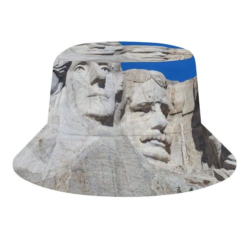 yanfind Adult Fisherman's Hat Collins Mount Rushmore Presidents Dakota Hills Sky George Washington Thomas Jefferson Theodore Fishing Fisherman Cap Travel Beach Sun protection