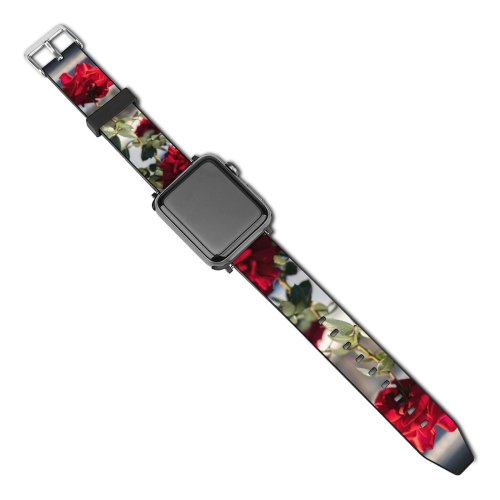 yanfind Watch Strap for Apple Watch Flower Rose Images PNG Plant Geranium Compatible with iWatch Series 5 4 3 2 1