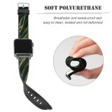 yanfind Watch Strap for Apple Watch Abies Gradient Pine Plant Spruce Needles Lines Pictures PNG Tree Fir Compatible with iWatch Series 5 4 3 2 1