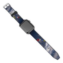 yanfind Watch Strap for Apple Watch Scenery Range Nepal Slope  Snow Activities Machhapuchhare Free  Flag Compatible with iWatch Series 5 4 3 2 1