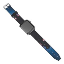 yanfind Watch Strap for Apple Watch Luizclas Girl Silhouette  Sunset Dusk Evening Sky Compatible with iWatch Series 5 4 3 2 1