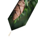 Yanfind Table Runner Abies Tree Pine Cone Plant Fir Larch Free Fall Yew Insect Everyday Dining Wedding Party Holiday Home Decor