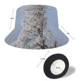 yanfind Adult Fisherman's Hat Winter Frost Winter Natural Woody Cloud Landscape Sky Plant Ice Snow Limetree Fishing Fisherman Cap Travel Beach Sun protection