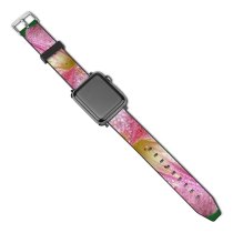 yanfind Watch Strap for Apple Watch Winter Flower Beautiful Colorful Plant Flowers Perfume Petal Flower Flowering Moisture Perfumed Compatible with iWatch Series 5 4 3 2 1