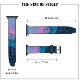 yanfind Watch Strap for Apple Watch Abstract Acrylic Purple Free Texture Spill Stock Wallpapers Oil Images Feather Compatible with iWatch Series 5 4 3 2 1
