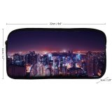 yanfind Pencil Case YHO Daniel Zacatenco Dubai City United Arab Emirates City Cityscape Night Time City Zipper Pens Pouch Bag for Student Office School