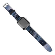 yanfind Watch Strap for Apple Watch Bettmerhorn Mountains Snow Winter Bernese Alps Landscape Scenic  Sunrise Dawn Compatible with iWatch Series 5 4 3 2 1