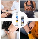 yanfind Watch Strap for Apple Watch Celebrations Year Happy Colorful Compatible with iWatch Series 5 4 3 2 1